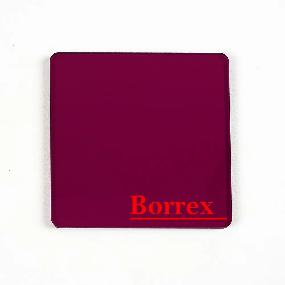 Монолитный поликарбонат Borrex гранатовый 6 мм 