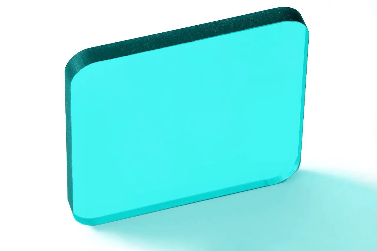 Монолитный поликарбонат Borrex бирюза 3 мм 