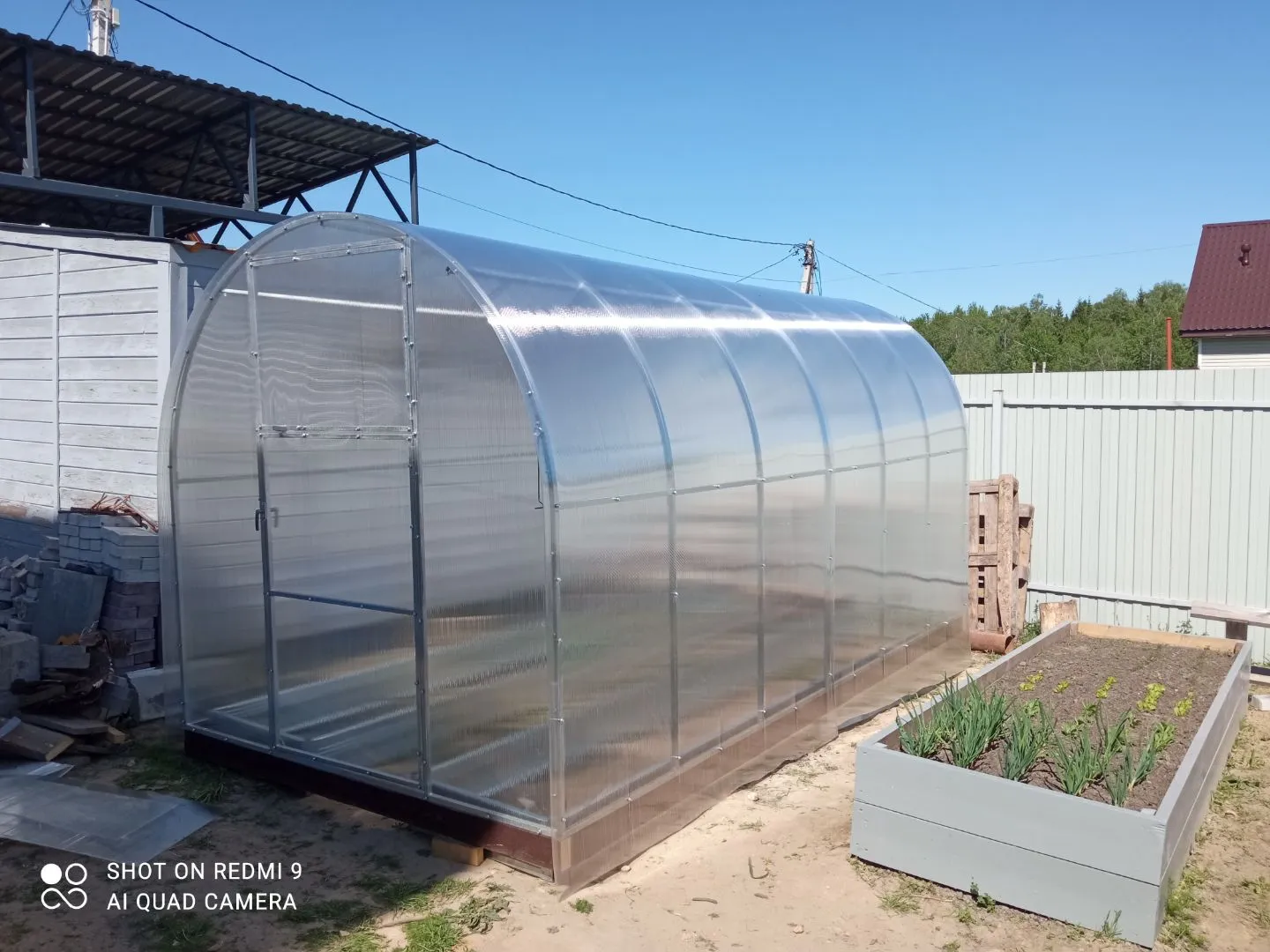 Теплица «Кроха» 2х6 м Шаг 65 см 