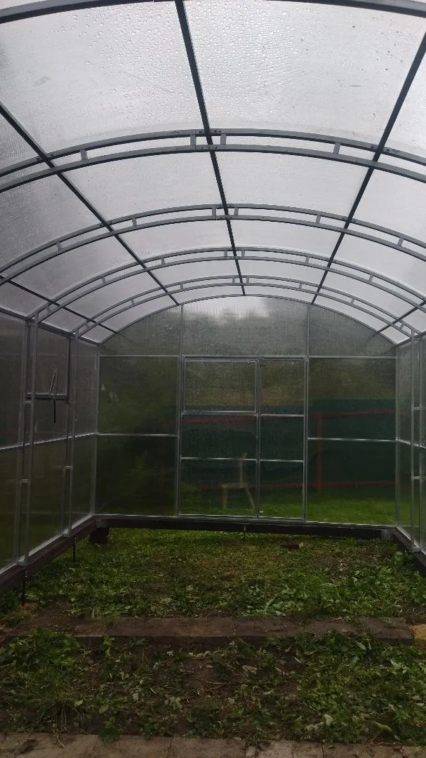 Теплица «Прямостенная» 3,5х10 м Шаг 65 см 