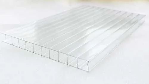 Сотовый поликарбонат 4 мм прозрачный 