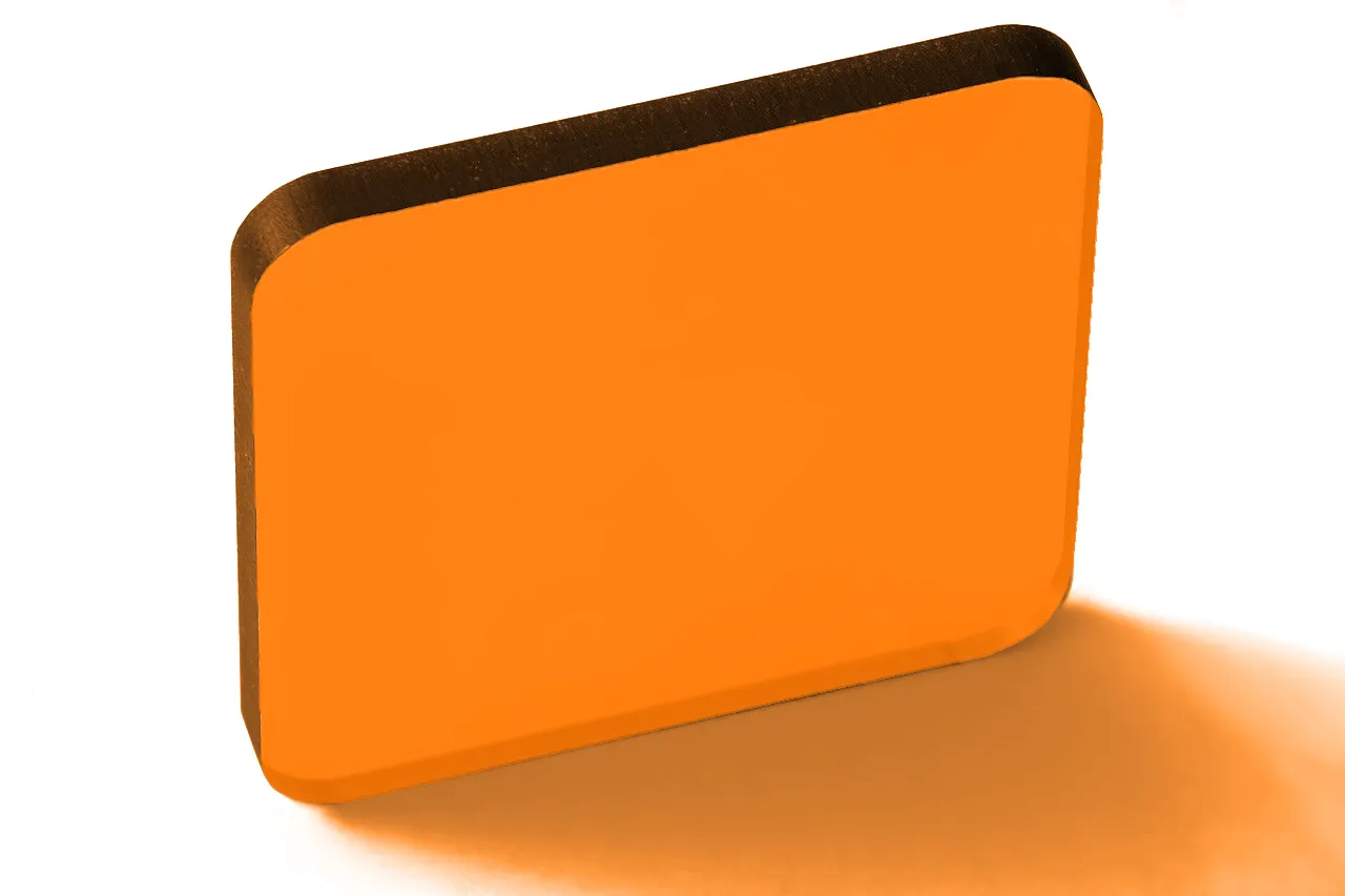 Монолитный поликарбонат Borrex оранжевый 2 мм 