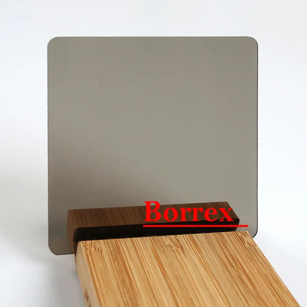 Монолитный поликарбонат Borrex серый 8 мм 