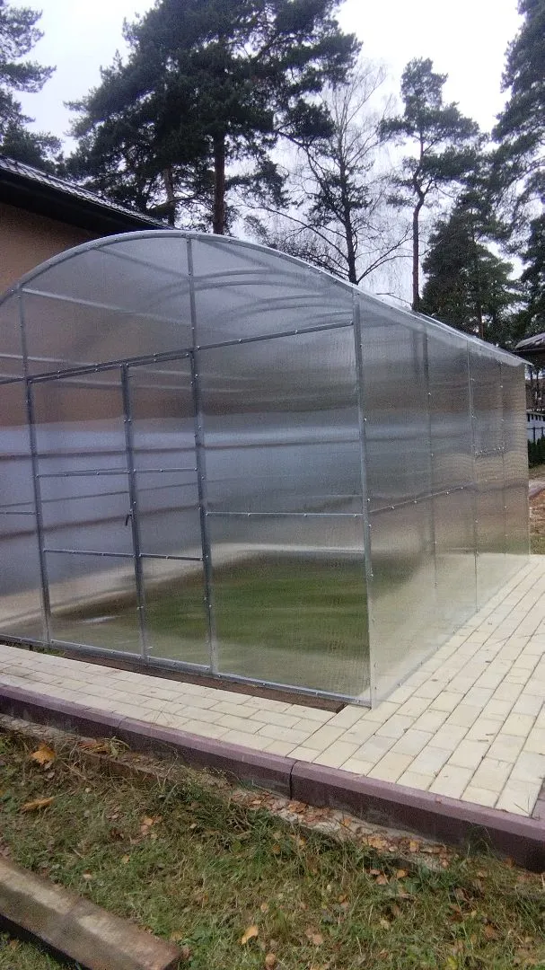 Теплица «Прямостенная» 3,5х4 м Шаг 65 см 