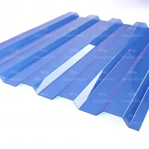 Профилированный поликарбонат 0,8 мм 1,05 х 2 м синий