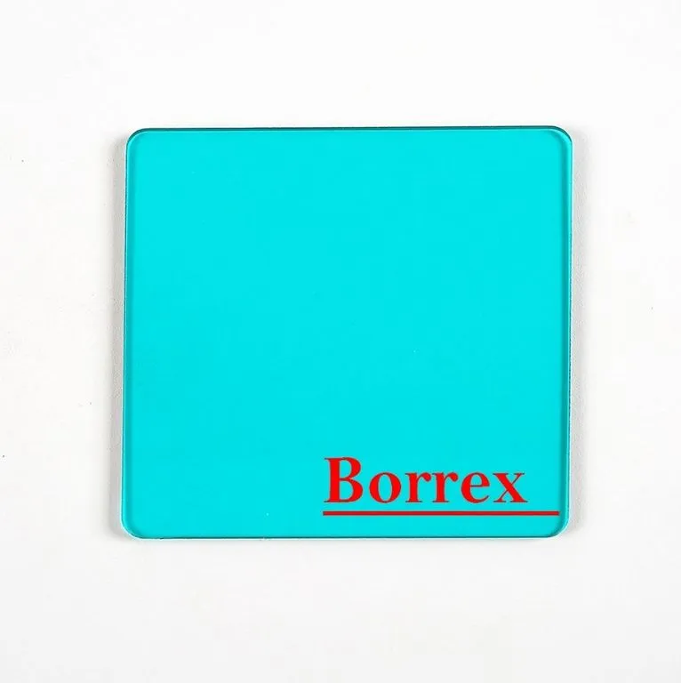 Монолитный поликарбонат Borrex бирюза 12 мм Монолитный поликарбонат Borrex бирюза 12 мм